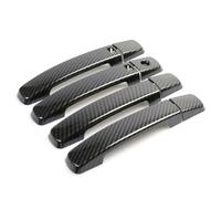OPYJRL Moldura Protectora Manija Puerta Exterior Accesorio Para Nissan Para Ltima 2007-2012(Carbon Look)