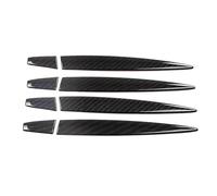 OPYJRL Pegatina Embellecedora Manija Puerta Exterior Coche Para BMW X1 F48 F49 2016-2020 X2 F39(Fiber Color)