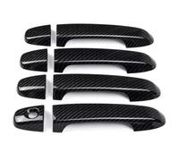 OPYJRL Pegatina Manija Puerta Exterior Moldura Accesorio Coche Para Toyota Para Camry 2012-2017(Carbon Look)