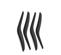 OPYJRL Reemplazo Moldura Panel Cubierta Exterior Manija Puerta Interior Para BMW X1 2010-2016(Black 4PCS)