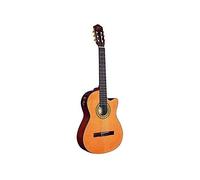 Oqan - Guitarra clásica electrificada cutaway qgc-20ce