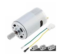OQATNXUR 10 dientes RS550 DC Arrancador electrónico de alta velocidad de arranque electrónico para coche SUV piezas 12000RPM engranaje mediano _ 12 V