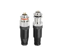 OQEGRGTT 5/20/100 Uds M8 Conector Impermeable del Sensor 3/4/5/6/8 Pin Brida/Recto/ángulo Recto Macho Hembra Cable de Enchufe(M8 Front Panel Male,20 PCS,8P)