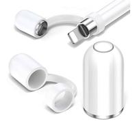 OQKAHIV Conjunto de Tapa Magnética y Soporte de Repuesto para Apple Pencil 1st Gen,(Blanco) - Antipérdida - Incluye 1 Tapa Magnética y 2 Soportes de Tapa - Protege tu Lápiz Apple Pencil