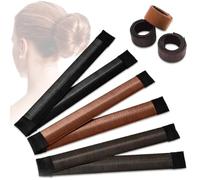 OQKAHIV Kit de Accesorios de Cabello para Mujer: 6 Piezas para Peinados icónicos, Ganchos DIY, Moño Donas, Magic Hair Bun Maker y Más, Crea Hermosos Moños para Pelo Largo, ¡Para Mujeres y Niñas!