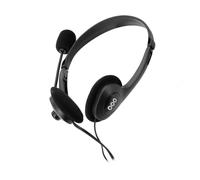 OQO - OQO-AU001-U auricular y casco Auriculares Alámbrico Diadema Oficina/Centro de llamadas Negro