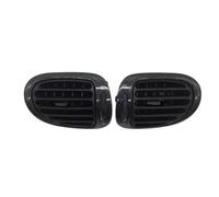 OQRDVVTT Rejilla De Ventilación Salida De Aire del Salpicadero para Peugeot 206 Panel De Aire Acondicionado Panel Frontal Placa De Salpicadero Reloj(2pcs)