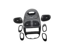 OQRDVVTT Rejilla De Ventilación Salida De Aire del Salpicadero para Peugeot 206 Panel De Aire Acondicionado Panel Frontal Placa De Salpicadero Reloj(Style D)