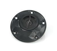 OQRDVVTT Tapón Tanque Combustible Moto Accesorios para Motocicletas para Yamaha YZF R3 R25 FZ1 FZ6 MT07 MT09 YSR 50 Tapón Combustible Gasóleo Cubierta Depósito Combustible Gasolina(Black)