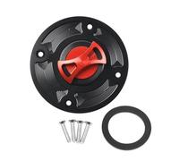 OQRDVVTT Tapón Tanque Combustible Moto Tapa De Depósito De Combustible CNC para Motocicleta para Suzuki GSXR600 Gsxr750 Gsxr1000 Gsxr1300 Hayabusa TL1000S TL1000R GS500 SV650 Gsf1200(Red)
