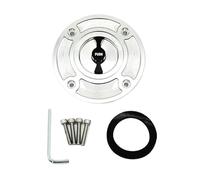 OQRDVVTT Tapón Tanque Combustible Moto Tapa De Depósito De Combustible CNC para Motocicleta para Suzuki GSXR600 Gsxr750 Gsxr1000 Gsxr1300 Hayabusa TL1000S TL1000R GS500(Gray and Black)