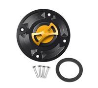 OQRDVVTT Tapón Tanque Combustible Moto Tapa De Depósito De Combustible CNC para Motocicleta para Suzuki GSXR600 Gsxr750 Gsxr1000 Gsxr1300 Hayabusa TL1000S TL1000R GS500 SV650 Gsf1200(Oro)