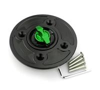 OQRDVVTT Tapón Tanque Combustible Moto Tapa De Tanque De Combustible Y Gasolina De Aluminio CNC para Motocicleta para Kawasaki para Ninja 400 2018-2020 con Cierre Rápido(Black Green)