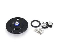 OQRDVVTT Tapón Tanque Combustible Moto Tapa del Depósito De Combustible del Motor CNC para Motocicleta para R9T R Nine T NINET Pure RNINET Racer R NineT Scrambler Rninet Urban G/S(Black - Blue)