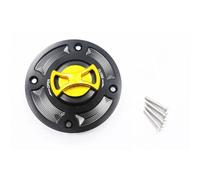 OQRDVVTT Tapón Tanque Combustible Moto Tapa del Depósito De Combustible para Motocicleta para Suzuki Gsx1300R Hayabusa GSX 600 SV650 GSXR1000 GSXR750 Tl1000 R/s GSF1200(Amarillo)