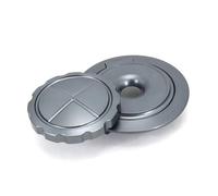 OQRDVVTT Tapón Tanque Combustible Moto Tapa del Tanque Combustible De Motocicleta Tapa Caja Aceite Accesorios Aluminio CNC para R Nine T Racer NINET Pure RNINET Scramble R9T Urban G/S(Titanium)