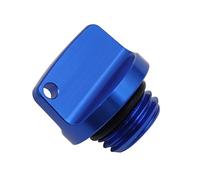 OQRDVVTT Tapón Tanque Combustible Moto Tapón De Llenado De Aceite De Motor CNC para Tapa De Cárter De Motocicleta M20 X 2.5 Piezas De Uso General(Blue)