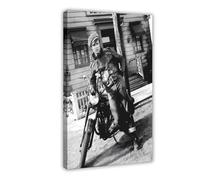 OQUAJK Póster de lienzo King of The Wild para decoración de dormitorio, oficina, habitación, regalo, 60 x 90 cm