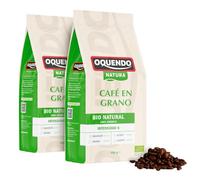 OQUENDO | Café en Grano BIO Natural Orgánico 100% Arábica 1kg | El Mejor Cafe en Grano | Intenso de Sabor y Aromas | Ecológico, Perfecto para Moler y Preparar | 2 Paquetes de 500g