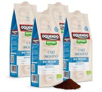 OQUENDO | Café Molido BIO 100% Arábica Descafeinado al Agua 1kg | Cafe ecológico molido descafeinado al agua 100% Arabica | (4 paquetes de 250g)