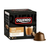 OQUENDO | Capsulas Dolce Gusto Café con Leche | 96 Cápsulas Cafe (6 pack x 16) | Compatibles con Nescafe Dolce Gusto