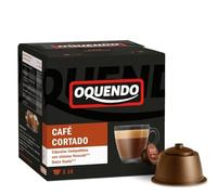 OQUENDO | Capsulas Dolce Gusto Café Cortado | 96 Cápsulas Cafe (6 pack x 16) | Compatibles con Nescafe Dolce Gusto