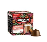 OQUENDO | Capsulas Dolce Gusto Cappuccino Avellana | 72 Cápsulas Cafe (6 pack x 12) | Compatibles con Nescafe Dolce Gusto