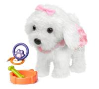 OR OR TU Control Remoto Felpa Electrónica Interactivos Juguete Perro Mascota para Niñas Caminando y Ladrando,Agitar Cola Educación Temprana Regalo de Cumpleaños para Niños 3 4 5 6+ Años
