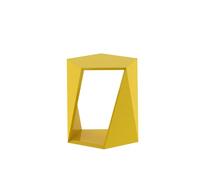 oR3sB4jE Mesa de Centro Mesa Auxiliar Colorida y Creativa for Sala de Estar, balcón, sofá, Mesa Esquina Estante de Almacenamiento(Yellow)