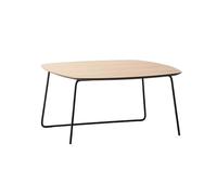 oR3sB4jE Mesa de Centro Mesa Auxiliar de Madera con Marco Metal for Sala Estar, balcón, Mesa té pequeña Estante de Almacenamiento