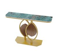 oR3sB4jE Mesa de Centro Mesa Auxiliar de sofá for Entrada, Mesa Decorativa for Oficina, cafetería, Marco Metal Estante de Almacenamiento