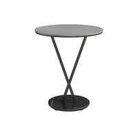 oR3sB4jE Mesa de Centro Mesa Auxiliar Redonda de mármol Lujo, Mueble Compacto for sofá, Mesa Centro Moderna, for balcón, mesita Noche Estante de Almacenamiento(Grey)