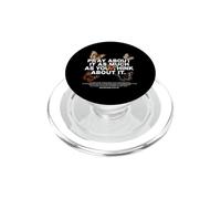 Ora por ello Tanto como pienses en ello Fe Cristiana PopSockets PopGrip para MagSafe