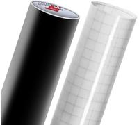 ORACAL Rollo de vinilo 651 de 12 pulgadas x 10 pies (negro mate con papel de transferencia)