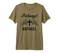 Oración Católica Tradicional San Rafael Arcángel Camiseta Premium