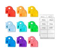 Oración De Identificación De Llave De 18 Partes, Conjunto De Etiquetas, Conjunto De Llave De Silicona, Clasificación De Llave, Adecuada Para Oficinas, Hoteles Y Escuelas.