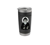 Oración de San Charbel Makhlouf Vaso térmico de acero inoxidable de doble pared