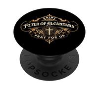 Oración mental de San Pedro de Alcantara, adoración eucarística PopSockets PopGrip Adhesivo
