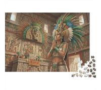 Oraciones de los Sacerdotes Mayas Puzzle De Madera 1000 Piezas Adultos Y Niños,Anti-estrés,Regalo Ideal,Deco Pared,Desafío,Madera,14 Años+,Rompecabezas,Relax,Reto,Educativo (75x50cm)