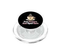 Oraciones y Oídos Abiertos Servicio de Ministerio Cristiano Grati PopSockets PopGrip para MagSafe
