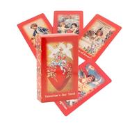 Oracle Card Tarot Deck Versión en inglés San Valentín Fortune Telling Fate Guide Juego de mesa portátil Entretenimiento de fiesta Psicología Insight Consejos Amigo Amante Regalo Crecimiento espiritual