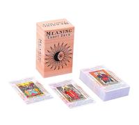 Oracle Cards - Baraja de tarot de 13 x 8 x 5 cm, versión completa en inglés, cartas de adivinación de arquetipo portátil con instrucciones de papel, ideal para principiantes