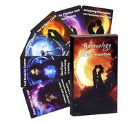 Oracle Cards - Cartas de oráculo espirituales portátiles para adivinación - Tarjetas de oráculo con significados en ellas - para exploración emocional, guía de amor, búsqueda de la verdad