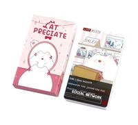 Oracle Cards, Cat Preciate Tarot Cards, Fortune Telling Game Deck, Adivination Tools, Entertainment Postcards for Friends Gathering, Playing Games, Accessories, 4.06in