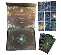 Oracle Cards Deck - Cartas de tarot ilusión para meditación y exploración espiritual | 79 hojas con diseños ilustrados para reuniones rituales, viajes, dormitorio, hogar, camping, mejora la atención