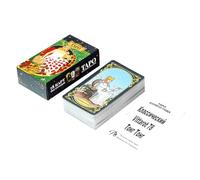 Oracle Cards - Waite Tarot Cards Fortune Telling Game Decks with Paper Instruction Manual,Fate Divination Entertainment Friends Gathering Playing, Friends Gathering Favors Witch Tool