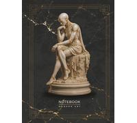 Oracle of Silence Notebook: A Contemporary Art Journal Inspired by Marble Serenity, Futuristic Reflection, and Timeless Form (Modern Art)