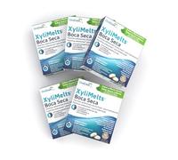 OraCoat XyliMelts - 200 Pastillas Adhesivas para la Boca Seca y Protección Dental - Xilitol Natural - Alivio Nocturno contra la Xerostomía y el Mal Aliento (Menta Suave, Pack 5)