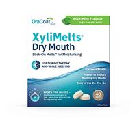 OraCoat XyliMelts - 40 pastillas adhesivas contra caries y sequedad bucal - Menta suave