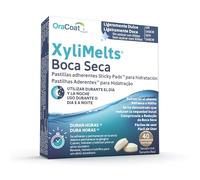 OraCoat XyliMelts - 40 Pastillas Adhesivas para la Boca Seca y Protección Dental - Xilitol Natural - Alivio Nocturno contra la Xerostomía y el Mal Aliento - 40 Uds, Natural